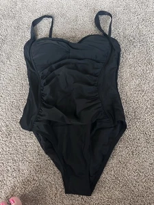 Joyaria Damen schwarz gepolstert Bikini Einteiler Badeanzug Größe 8 - Bild 1 von 9