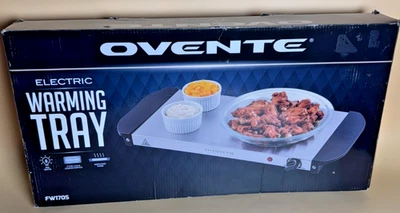 Ovente Electric Warming Tray FW170S – Stainless Steel 17x9.6” Party Platter - Image 1 of 4