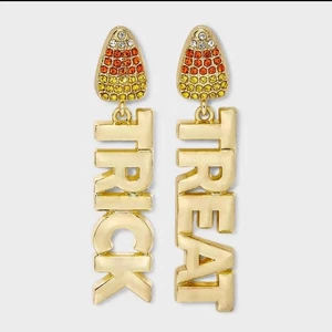 Pendientes Sugarfix By Baublebar hueso apetito truco o trato caramelo maíz nuevos - Imagen 1 de 4