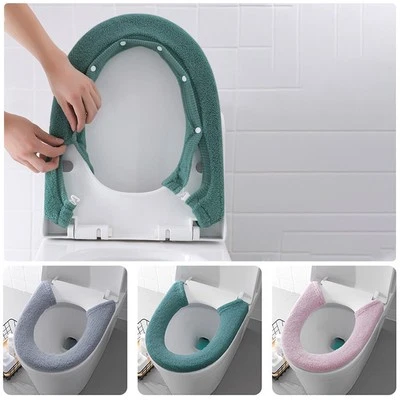 Lussuoso Scalda Sedile WC Adatto Universalmente Sedili Rotondi e Quadrati Verde - Immagine 1 di 4