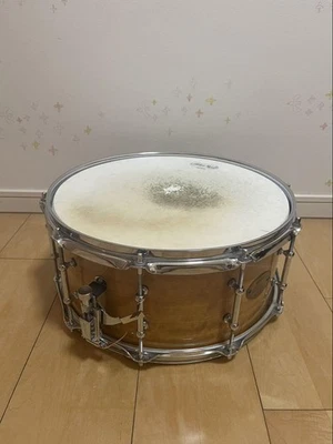 Ludwig snare drum 14 inch natural wood - Image 1 of 4