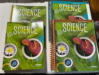 Abeka Science Order and Design Vol 1 & 2 Teachers Edition Grade 7 Set Of 4 Books - Image 1 of 4