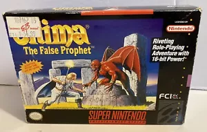Ultima: The False Prophet (Super Nintendo) SNES solo scatola - Foto 1 di 6