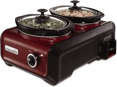 Nuevo sistema de entretenimiento conectable doble 1 qt OB Crock Pot SCCPMD1 Foto 1 de 4