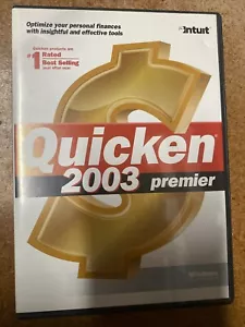 Intuit Quicken 2003 Premier For Windows LN - Picture 1 of 3