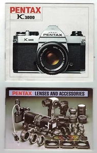 ORIGINAL ORIGINAL PENTAX K1000 BEDIENUNGSANLEITUNG & OBJEKTIV/ZUBEHÖRANLEITUNG - Bild 1 von 1