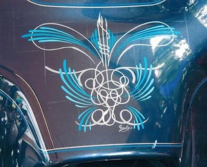 8x10 handgemaltes Motorrad Kunst Fototapete Portfolio Seite Airbrush Künstler-Geschenk - Bild 1 von 1