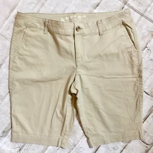 Arizona Khaki Shorts Size 15 Twill Bermuda EUC - Picture 1 of 3