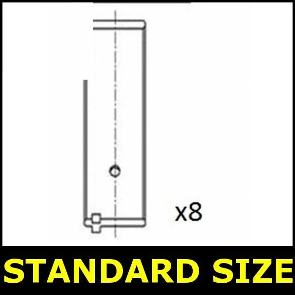Big End Bearings STD FOR VAUXHALL ASTRA 103bhp G 1.6 00->05 T98 Z 16 XEP FAI - Image 1 of 1