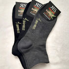 3 Pair Women's Bamboo Sneaker Socks short Sock Black and Grey Melange 35 - 42