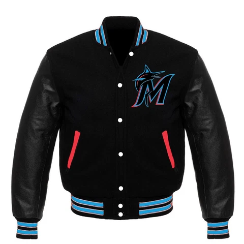 MLB Miami Marlins Varsity Jacket Cover