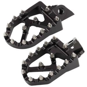 2x reposapiés anchos pedales reposapiés para moto de cross Kawasaki KX65 KX85 KX80 KX100 KX112 - Imagen 1 de 10