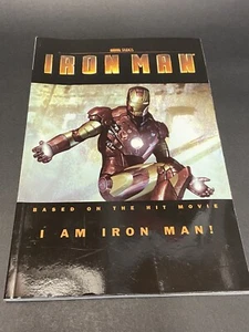 IRON MAN I AM IRON MAN BASED ON THE MOVIE MARVEL PAPERBACK BOOK GRAPHIC NOVEL - Picture 1 of 3