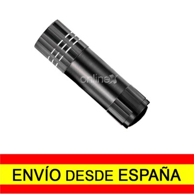 Mini Linterna LED Camping, Senderismo, Juegos... Aluminio Negro a5794 - Imagen 1 de 4