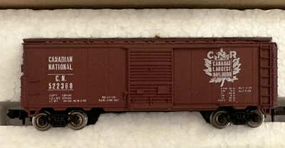 Con-Cor  N Scale STD Steel Boxcar CNR C.N 522360 - Image 1 of 4