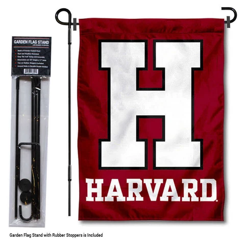 Harvard Crimson Garden Flag and Yard Stand Cover