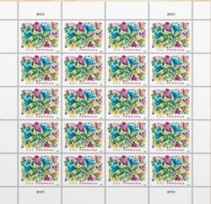 US Celebration Blooms Forever Stamp Sheet Scott #5849 - Picture 1 of 1
