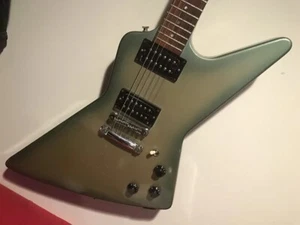 1984 Green Burst Explorer Electric Guitar Chrome Hardware Mahogany Body&Neck - Picture 1 of 3