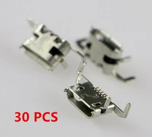 30pcs MICRO USB Charging Dock Connector for Microsoft Xbox One Controller - Picture 1 of 2
