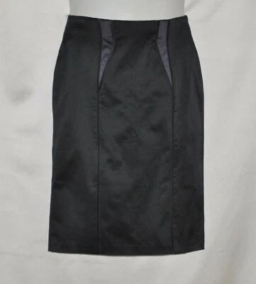 Simplemente. Falda ajustada Chloe Dao elástica mezcla de algodón talla S negra Foto 1 de 2