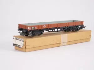 Märklin n° 391 Wagon marchandises plat niederbordwagen HO neuf en boite - Imagen 1 de 14