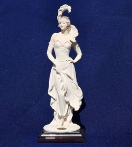 1999 GIUSEPPE ARMANI Florence #1413F STEPPING OUT Lady Figurine Art Deco Style - Picture 1 of 22
