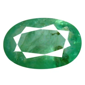 0.39 ct Eye-opening Oval Cut (6 x 4 mm) Green (Un-Heated) Emerald Gemstone - Picture 1 of 1
