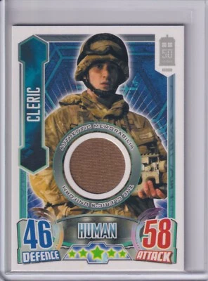 DR DOCTOR WHO TOPPS ALIEN ATTAX 50TH ANNIVERSARY CLERIC COSTUME RELIC CARD - Image 1 of 2