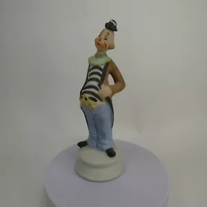Vintage Brinns Fine Dallas Biskuitporzellan Topf Bauch Clown 5,75" Figur WZKVX - Bild 1 von 15