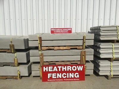 **** Smooth concrete 150mm / 6 inch gravel board **** - Image 1 of 2