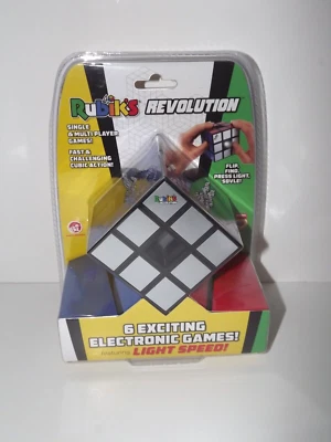 Rubik's Revolution 6 令人兴奋的电子游戏带光速 #352 全新 (K) — 第 1/4 张图片