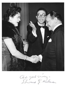 Foto firmada por Edward G. Robinson de colección - Certificada por la JSA. - Imagen 1 de 4