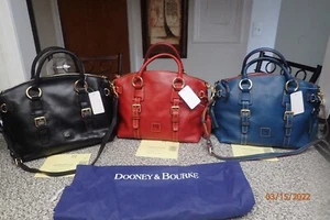 Dooney & Bourke FLORENTINE LEATHER Bristol Satchel NOT PEBBLE LEATHER - Picture 1 of 25