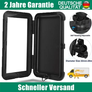 Fahrrad Motorrad Handy Halterung Wasserdicht Smartphone Halter bis 6,3 Zoll DHL - Zdjęcie 1 z 10