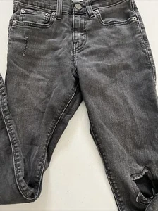 Denizen from Levi's Boy's Medium Wash Distressed Tapered Jeans Sz 10 Regular - Picture 1 of 8