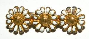 Jolie broche marguerites début 1900 - Imagen 1 de 2