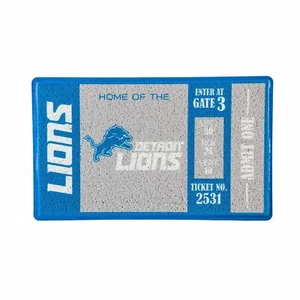 Team Sports America Detroit Lions Recyclable PVC Vinyl Indoor/Outdoor Weather-Re - Picture 1 of 2