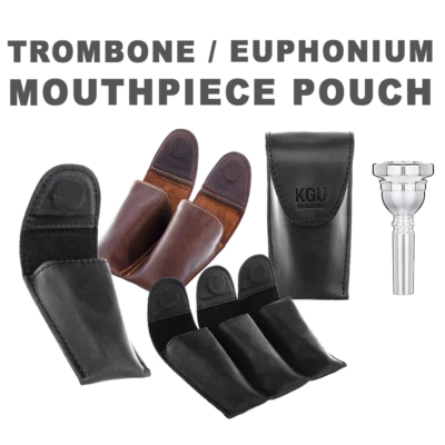 Bolsa boquilla trombón/eufonio. 3 modelos. KGUBrass. Cuero Crazy Horse Foto 1 de 2