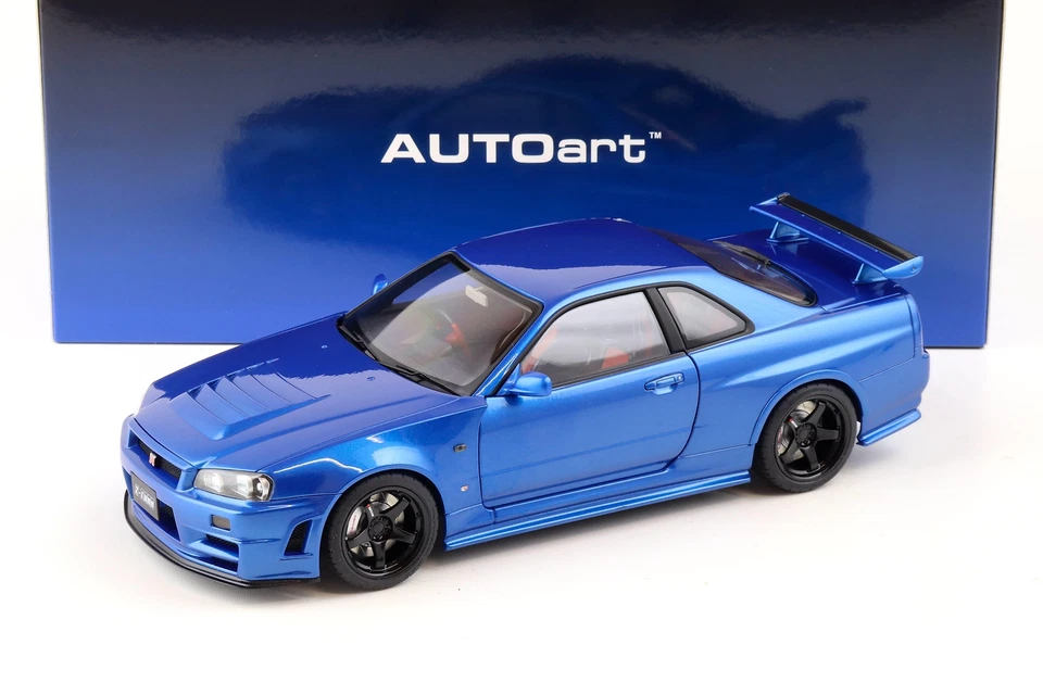 1:18 AUTOart Nissan (R34) Z-Tune 2005 Bayside Bleu 77462 - Photo 1/4
