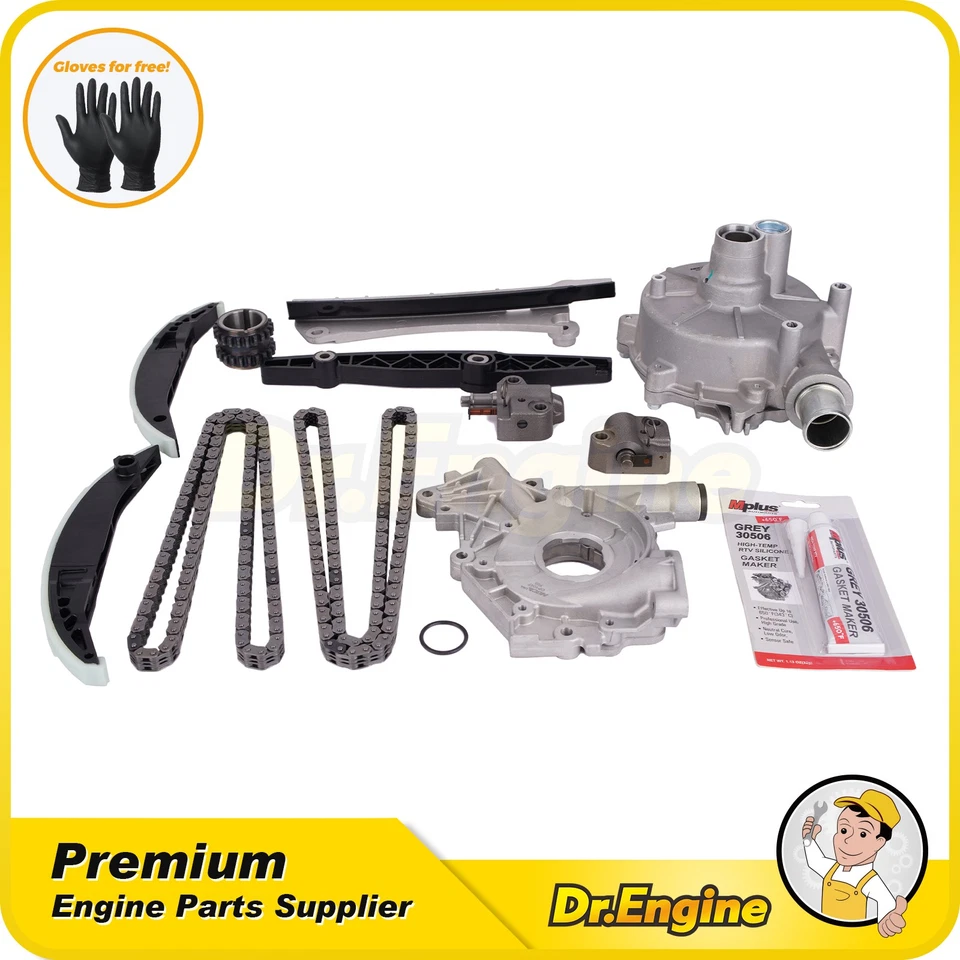 Kit de corrente de distribuição bomba de água óleo para Ford Five Hundred Freestyle Mercury Montego - Imagem 1 de 4