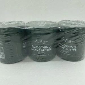 3 Pack Shea Moisture Men Smoothing Shave Butter Shea Butter & Maracuja Oil | 5oz - Picture 1 of 4
