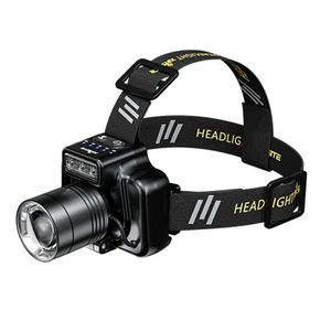 Head Torch Rechargeable LED Headlamp 800 Lumens 90° Rotation USB Fast Charging- - Bild 1 von 21
