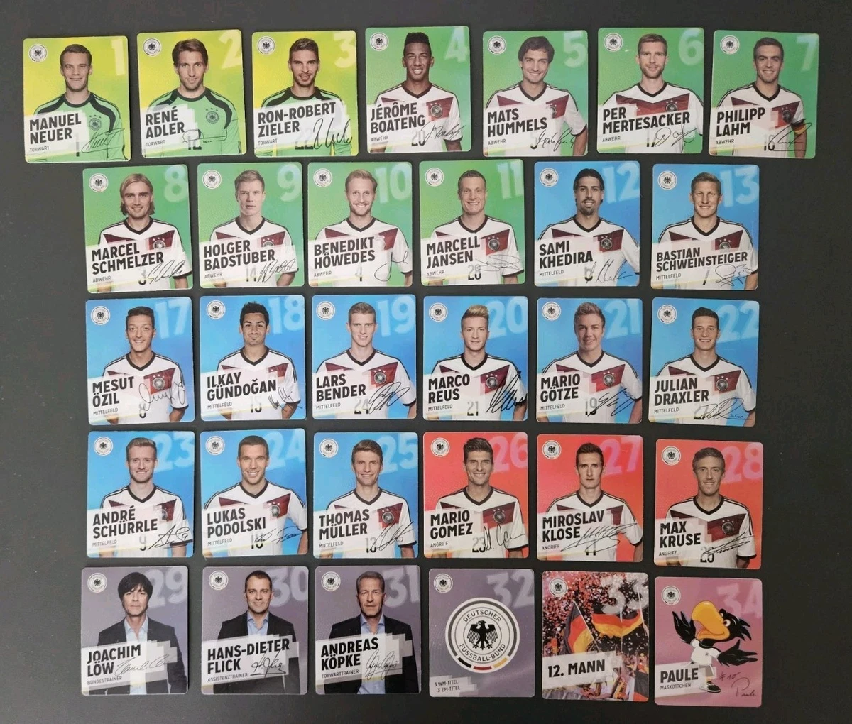 GLITZER KARTE / REWE DFB WM 2014 Marco Reus Nr. 20 / 34 Sammelkarte Sticker