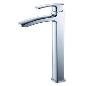Fresca Fiora Single Hole Vessel Mount Bathroom Vanity Faucet in Chrome - Picture 1 of 3