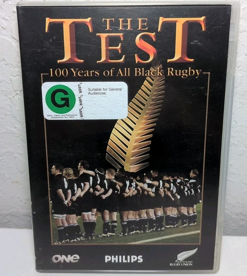 The Test - 100 Years Of All Black Rugby DVD Region 4 Rare - R9 Foto 1 de 2
