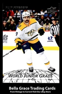 2022-23 Upper Deck Filip Forsberg #WG-3 Nashville Predators World Junior Grads - Picture 1 of 2