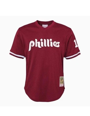MITCHELL & NESS 1991  AUTHENTIC MLB JERSEY PHILADELPHIA PHILLIES DARREN DAULTON - Image 1 of 3