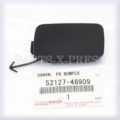 52127-48909 OEM TOYOTA LEXUS RX350 / RX450h PARAGOLPES DELANTERO GANCHO DE REMOLQUE TAPA DE OJO CUBIERTA Foto 1 de 4