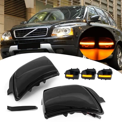 LED Dynamic Mirror Turn Signal Indicator Lamp Assembly For Volvo XC70 08-12 XC90 - Image 1 of 4