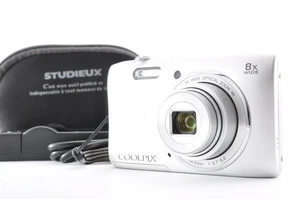 Nikon Coolpix S3600 Silver w/Case Excellent+5 Compact Digital Camera Y1910 - Picture 1 of 19